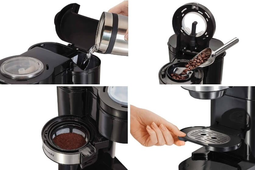 6 Amesome Single Cup Coffee Makers with Grinder - Your Personal Barista